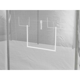 Vente-unique Ersatzabdeckung für Tunnelgewächshaus mit Tür ALOCASIA - 18 m² - L600 x B300 x H200 cm  