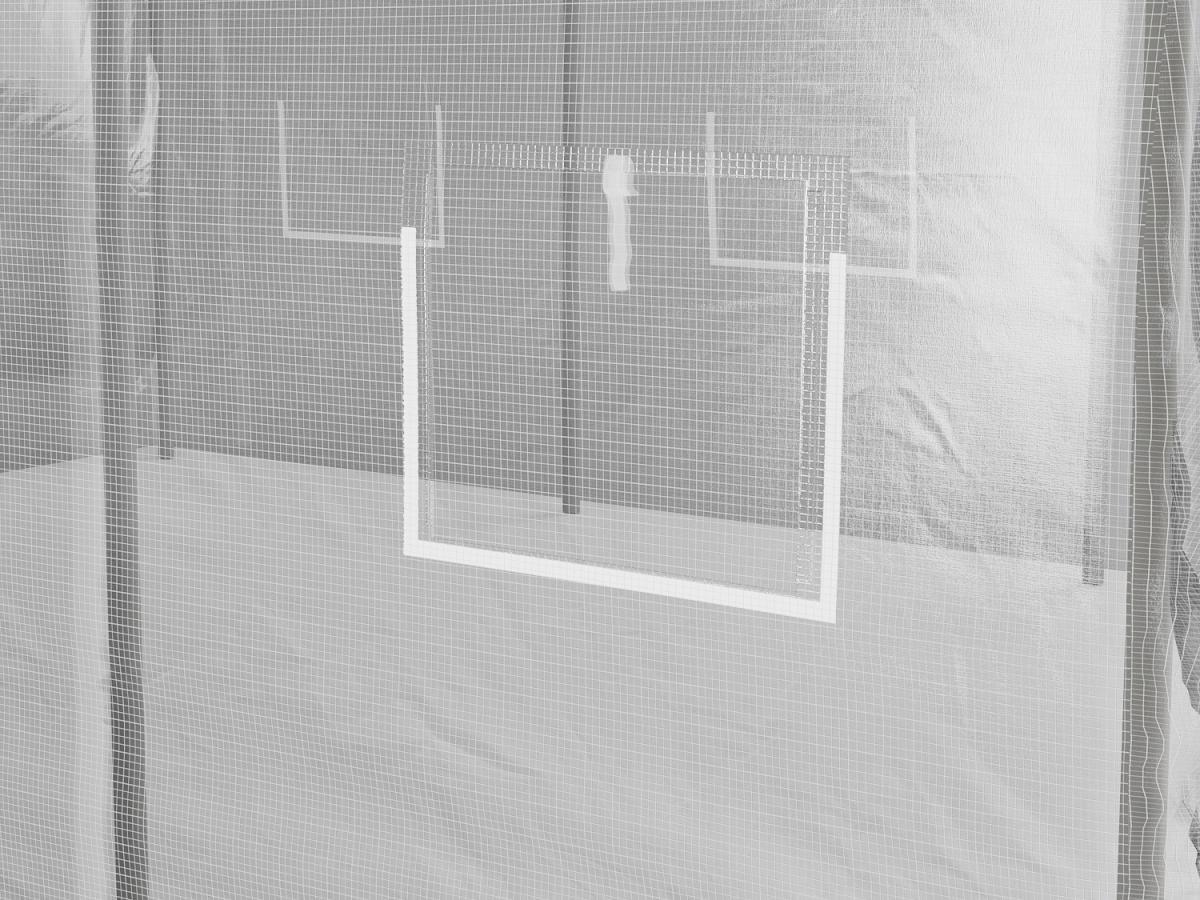 Vente-unique Ersatzabdeckung für Tunnelgewächshaus mit Tür ALOCASIA - 18 m² - L600 x B300 x H200 cm  