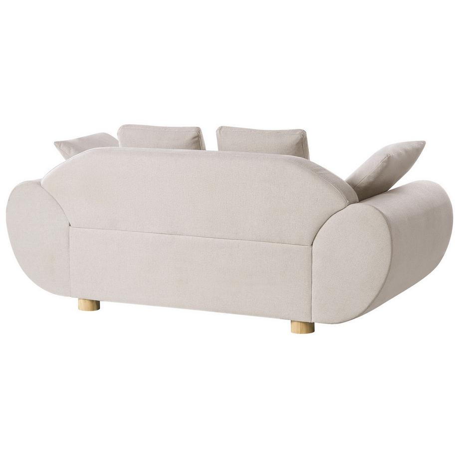 Beliani Ensemble de salon en Tissu Minimaliste RINGEL  