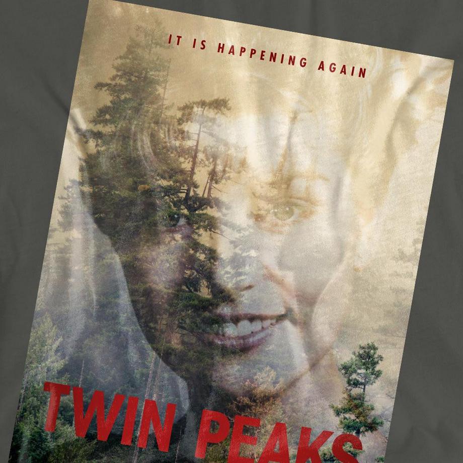 Twin Peaks Bedrucktes T-Shirt  