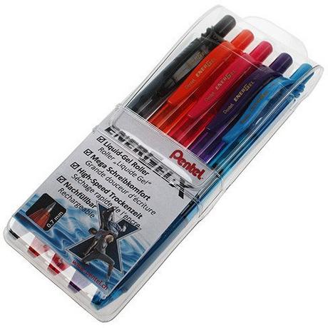 Pentel PENTEL Roller EnerGel 0,7mm BL107-5BTS 5er Etui  