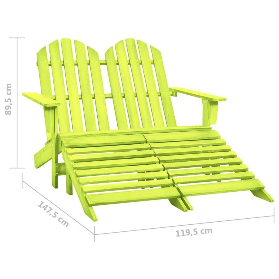 VidaXL Gartenstuhl holz  