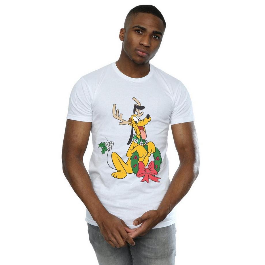 Disney Pluto Natale Corna di Renna T-Shirt  
