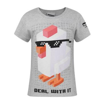 Crossy Road Official Deal With It Kurzarm TShirt