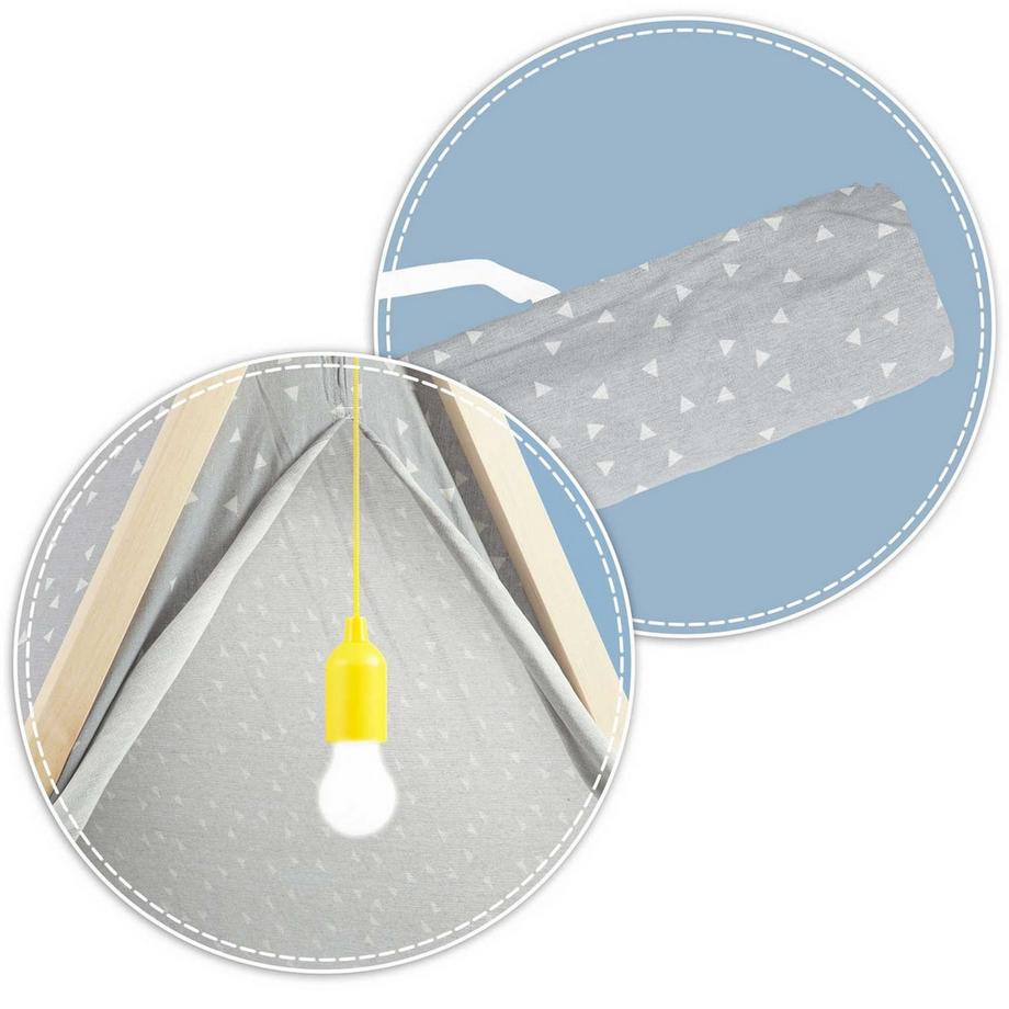 B2X  Kinderspielzelt mit Lampe Nukido - 