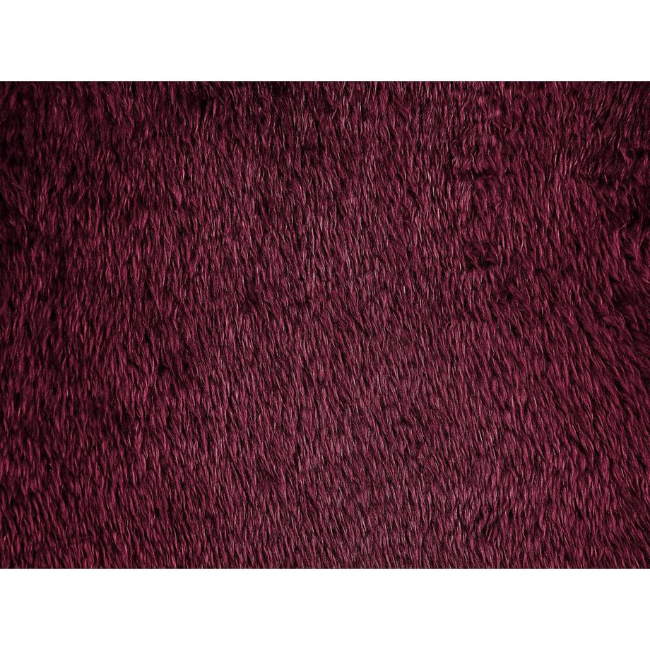 Beliani Lot de 2 coussins décoratifs en Fourrure synthétique Moderne PILEA  