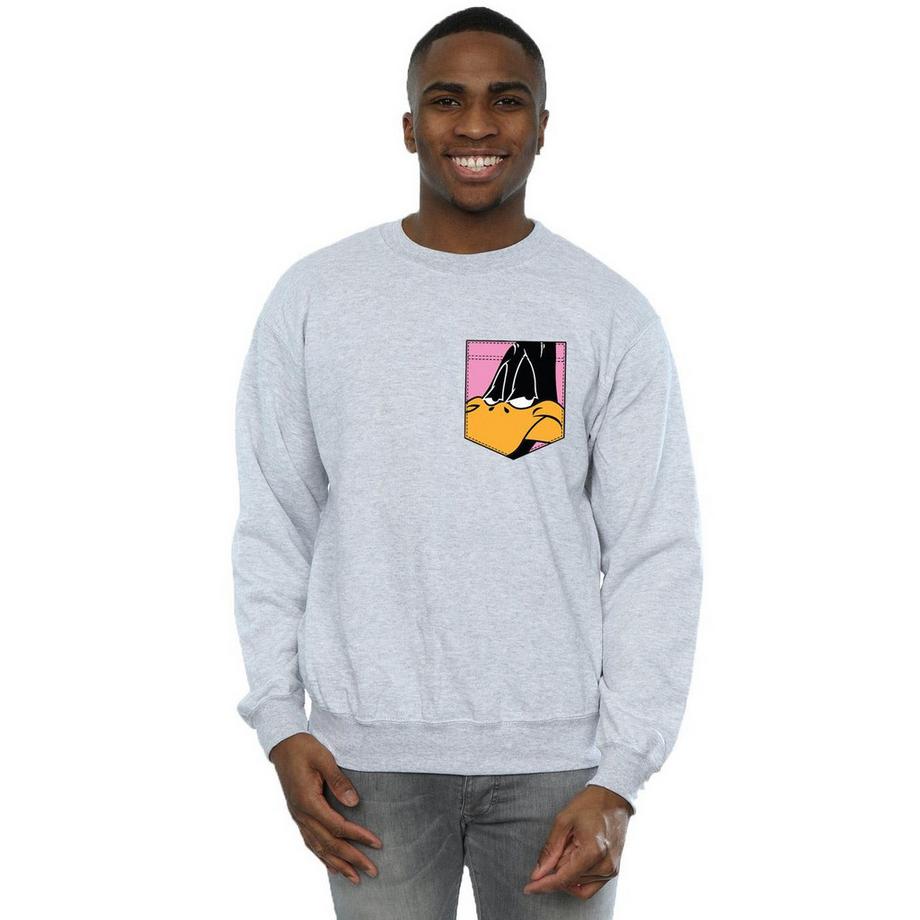LOONEY TUNES Daffy Duck Pocket Sweatshirt  