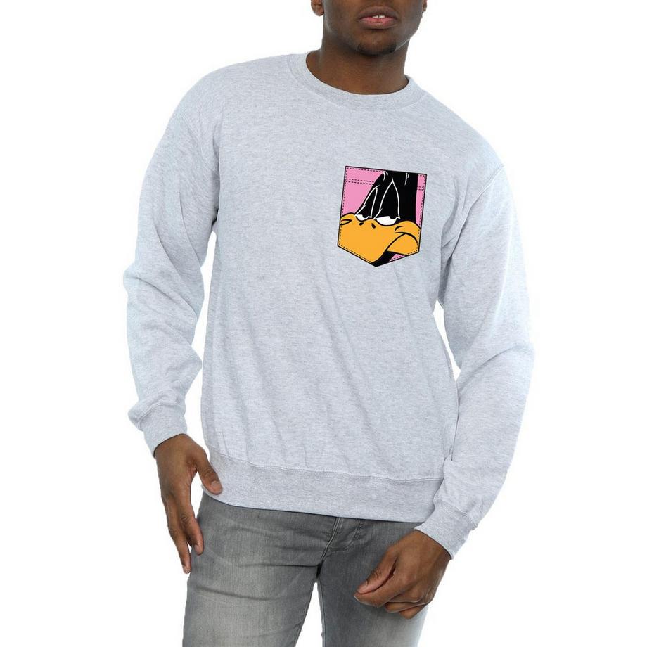LOONEY TUNES Daffy Duck Pocket Sweatshirt  