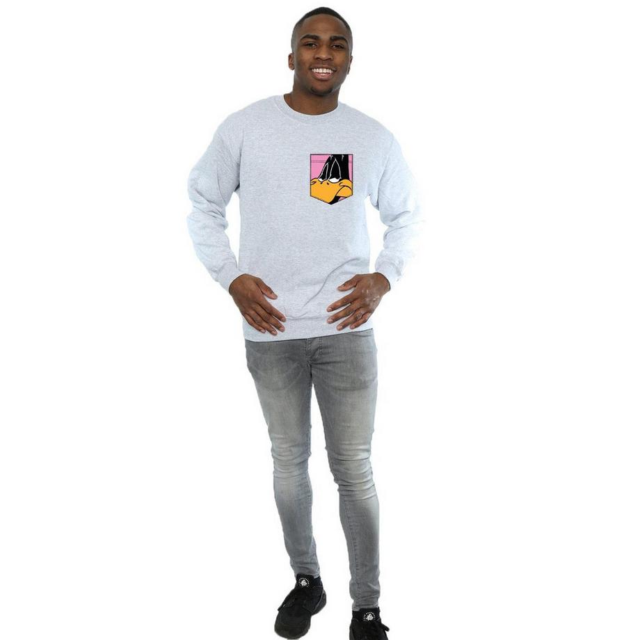 LOONEY TUNES Daffy Duck Pocket Sweatshirt  