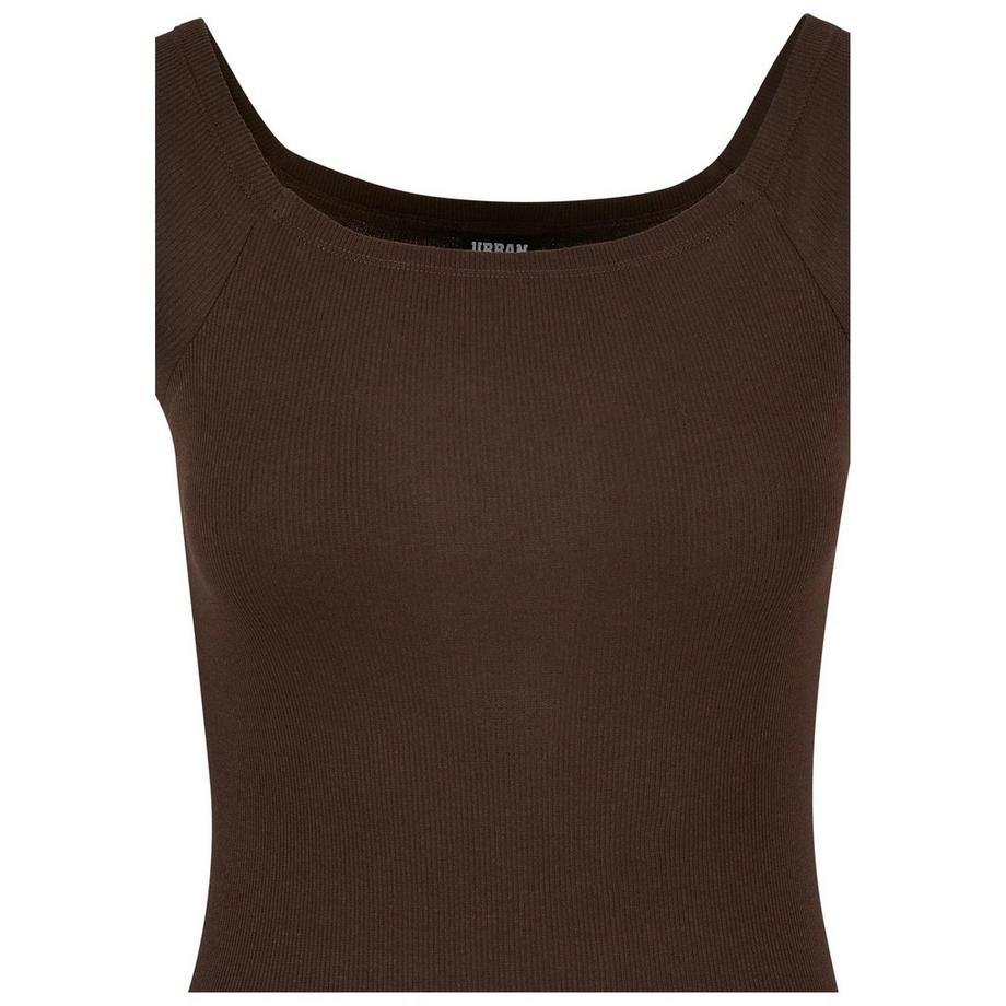 URBAN CLASSICS Robe Épaules Dénudées Manches Courtes  