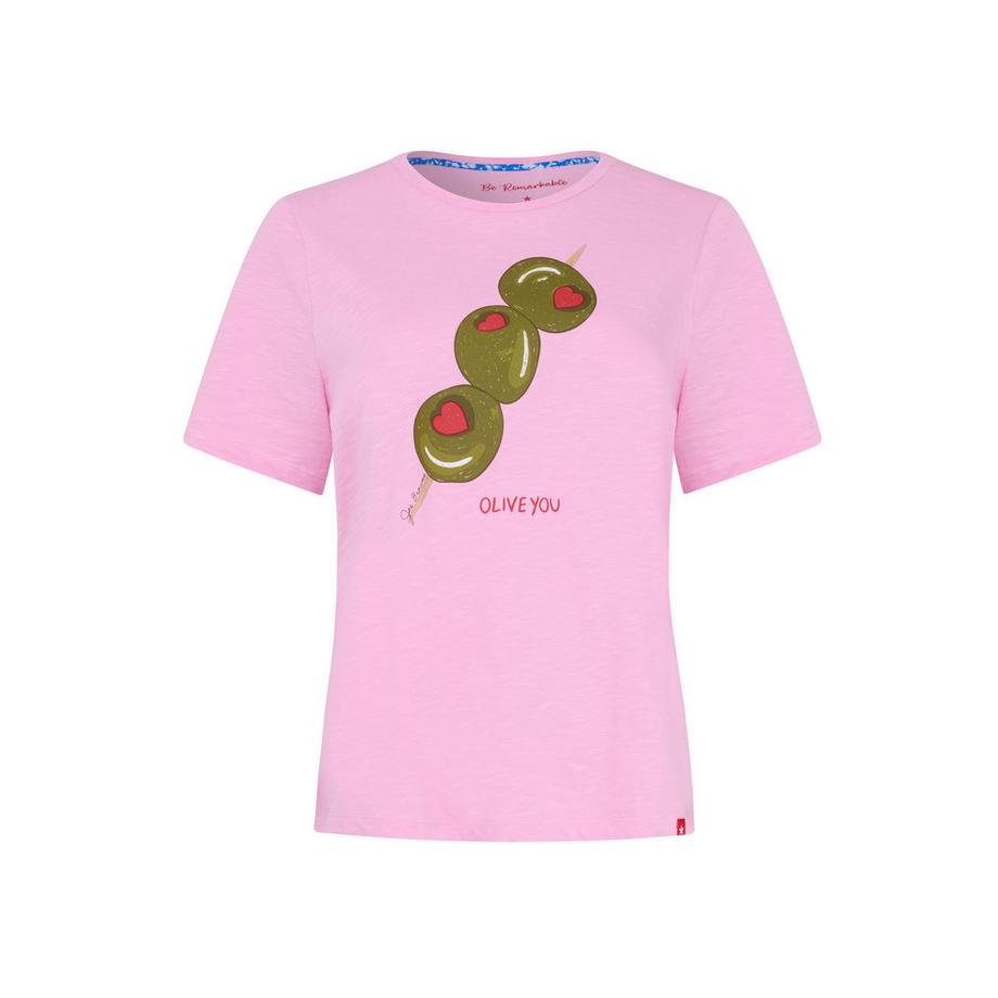 Joe Browns Jersey-Shirt mit Oliven-Print  