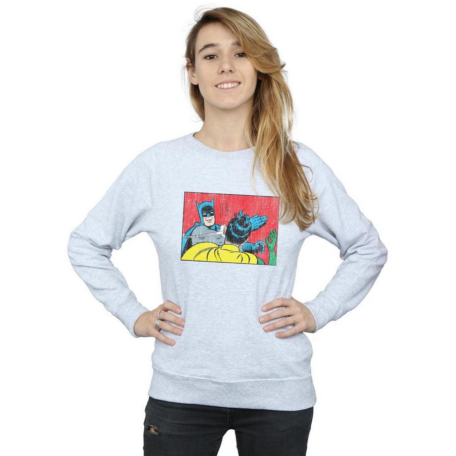DC COMICS Batman Robin Slap Sweatshirt  