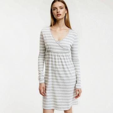 Chemise de nuit de grossesse coton bio