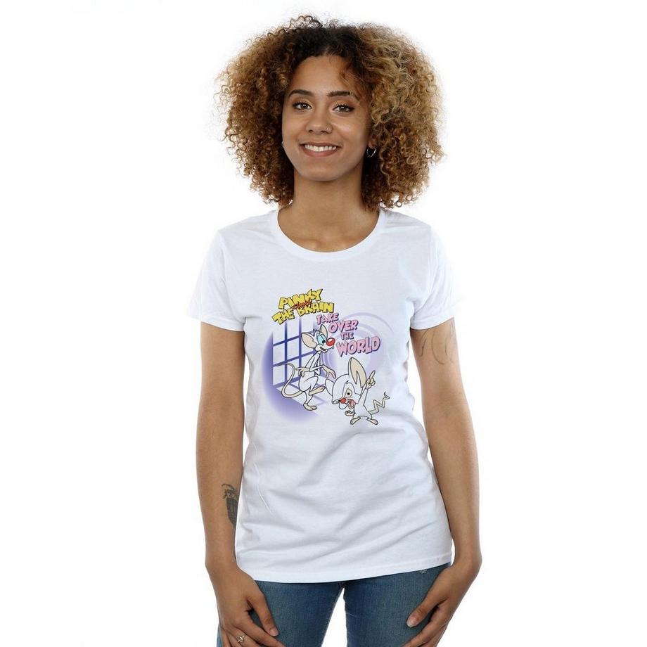 Animaniacs Pinky and The Brain Take Over The World T-Shirt  