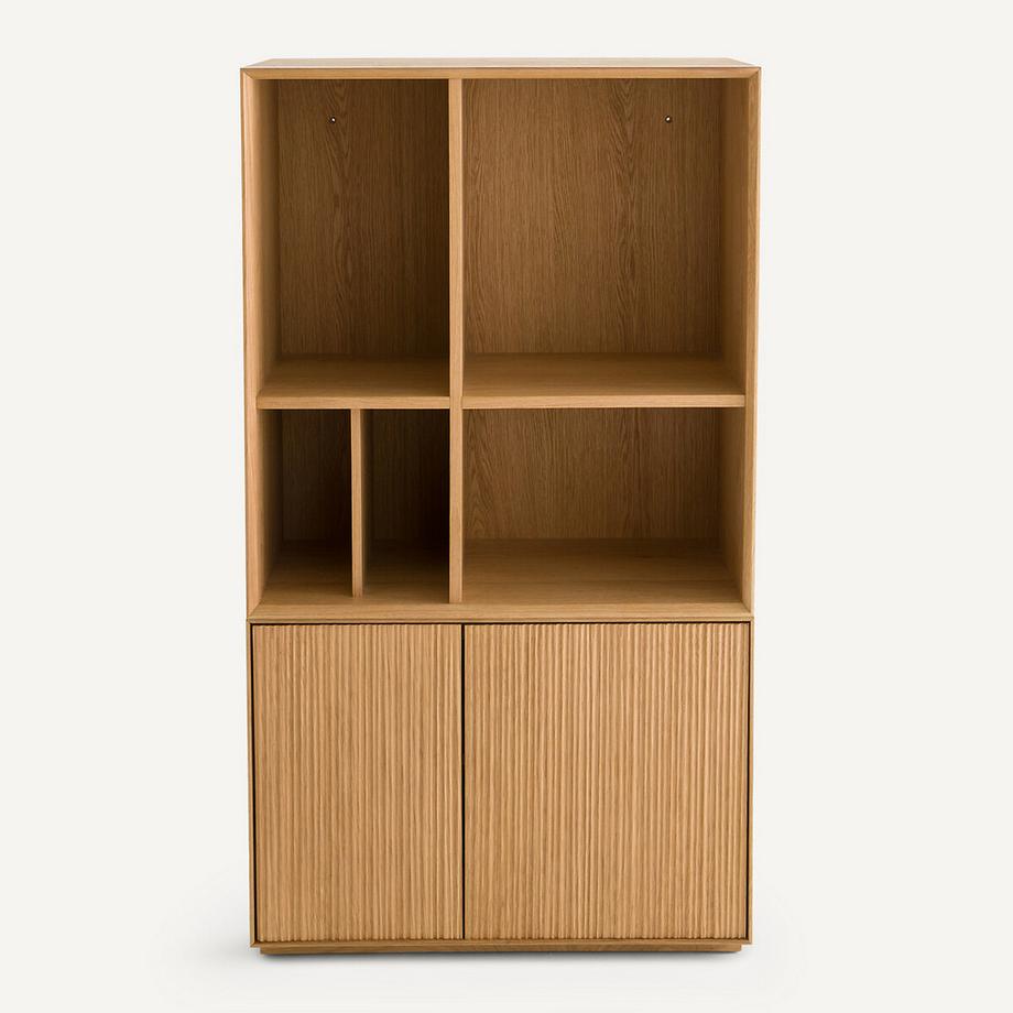 AM.PM Étagère petite bibliothèque plaqué chêne  