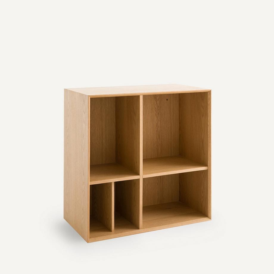 Regal kleine Bibliothek Eichenfurnier