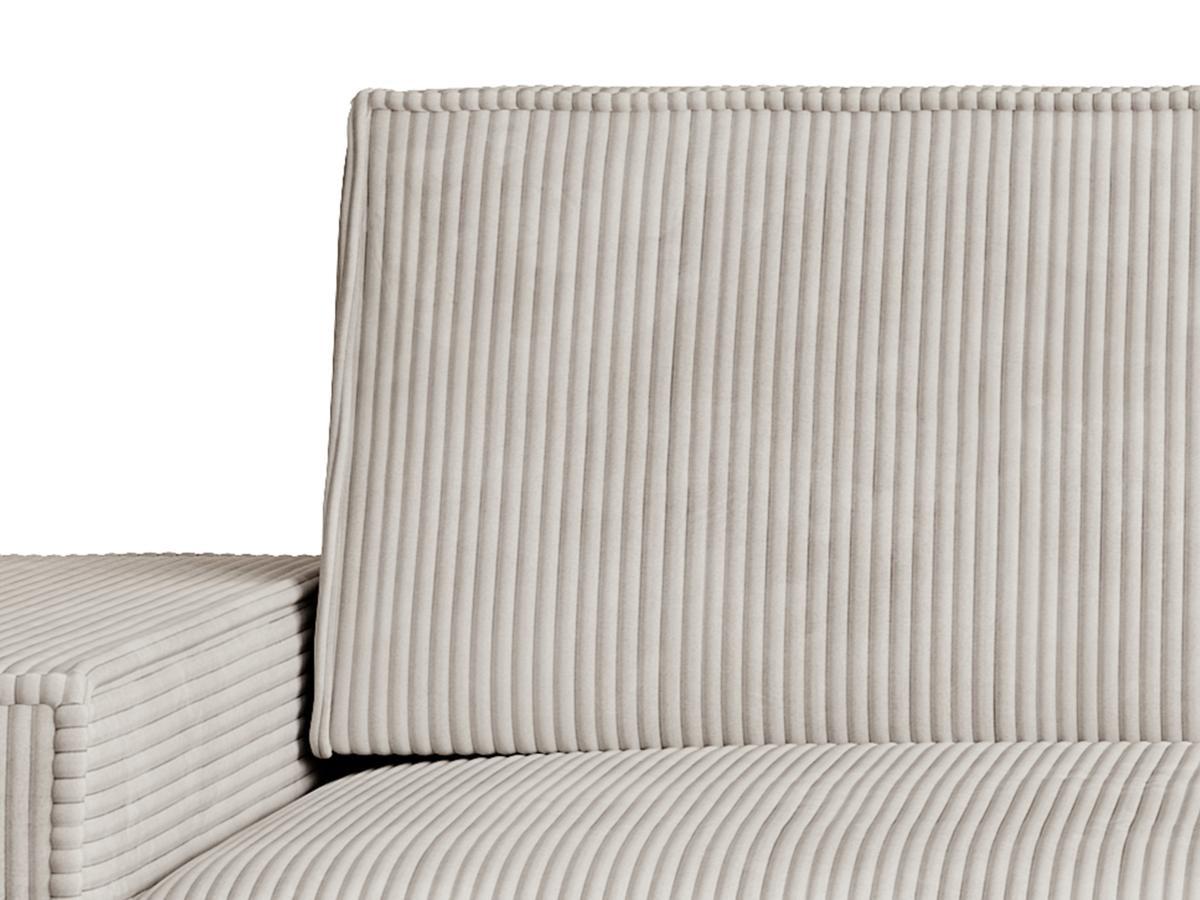 Vente-unique Sofa 2-Sitzer - Cord - Beige - AMELIA  