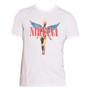 Nirvana Angelic T-Shirt Stampa Grafica  