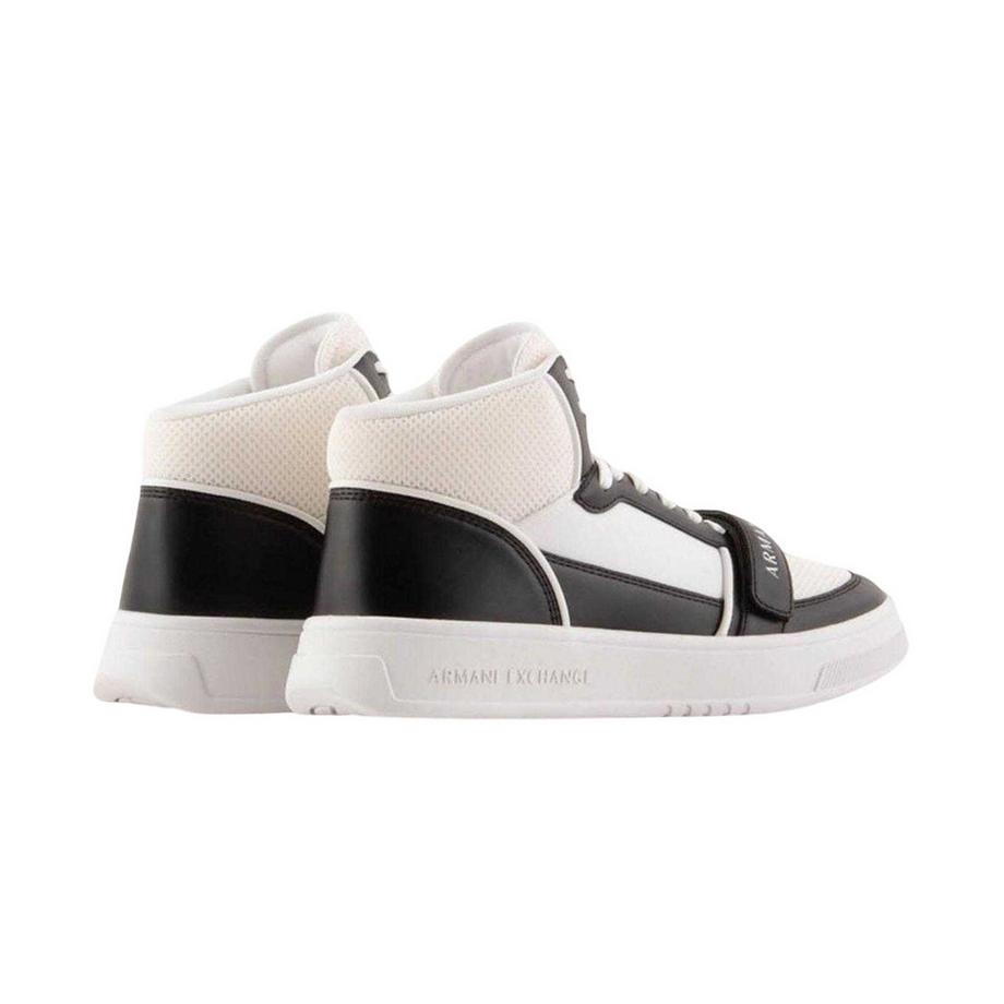 Armani Exchange Scarpe Sportive Hightop con Pannelli a Contrasto  