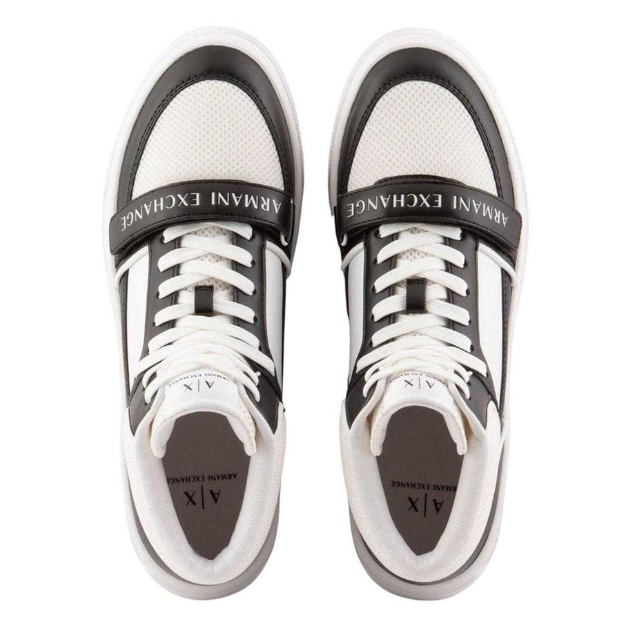 Armani Exchange Scarpe Sportive Hightop con Pannelli a Contrasto  