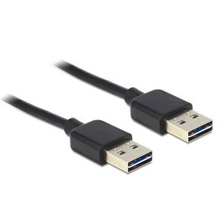 DeLock  1m USB 2.0 A USB Kabel USB A Schwarz 