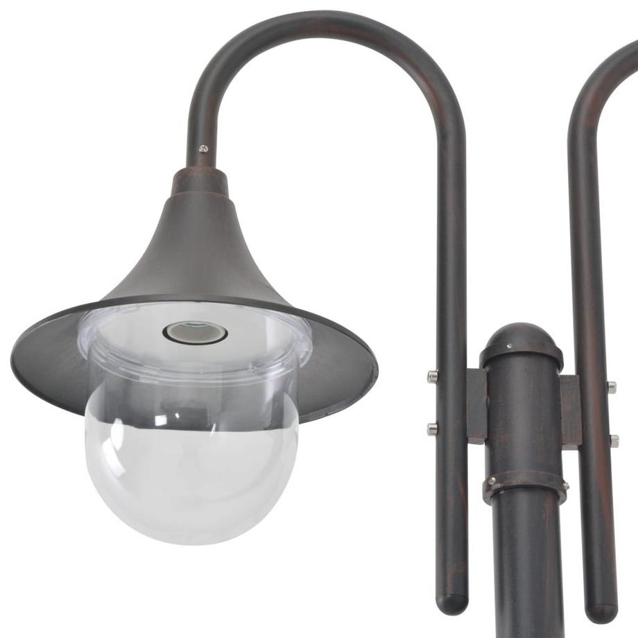 VidaXL Lampe de jardin à piquet aluminium  