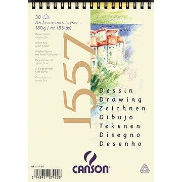 CANSON Skizzenpapier A4 4127-423 180g, weiss 30 Blatt