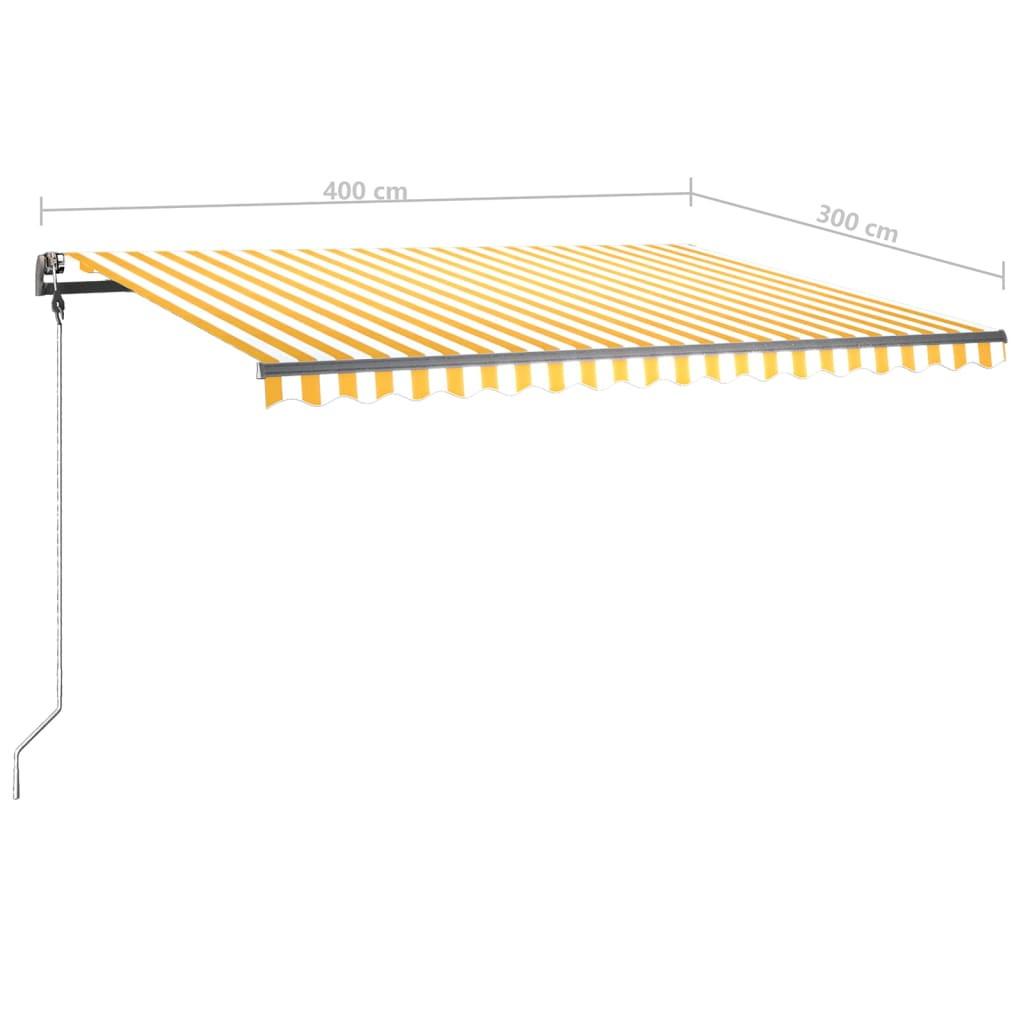 VidaXL Auvent rétractable aluminium  