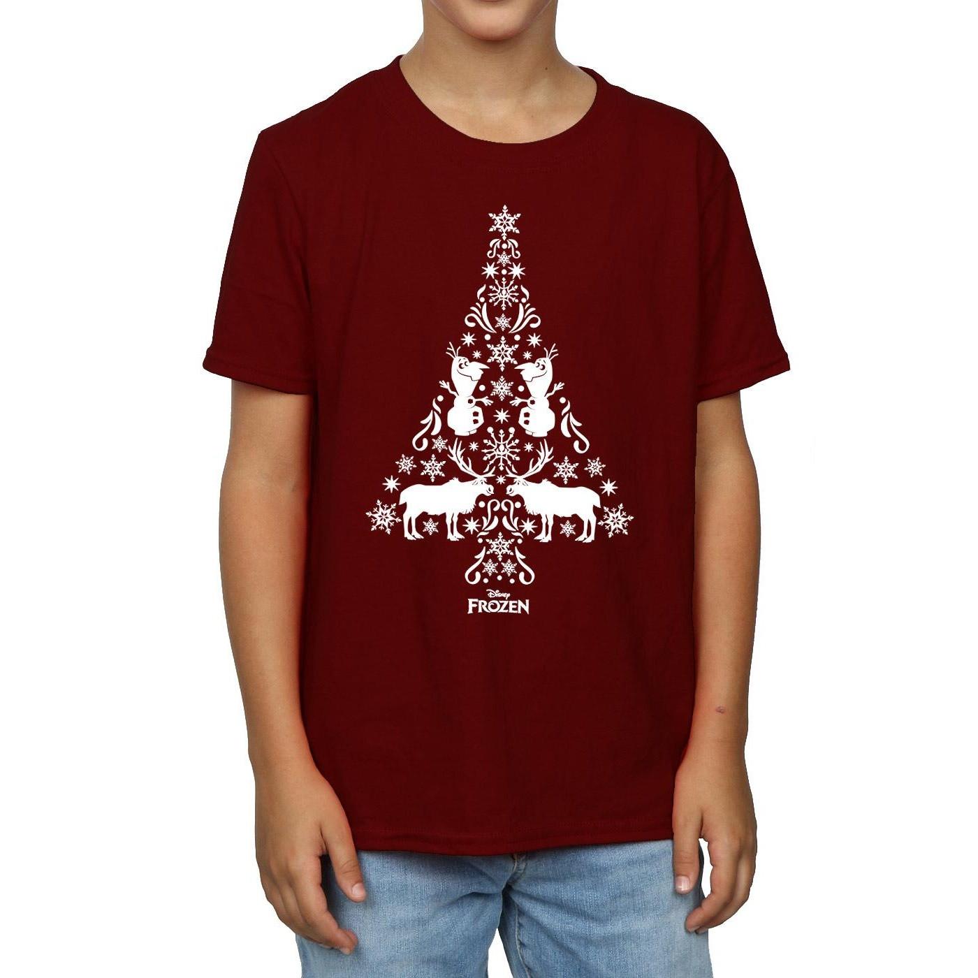 Disney  Tshirt FROZEN CHRISTMAS TREE 