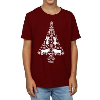 Disney  Tshirt FROZEN CHRISTMAS TREE 