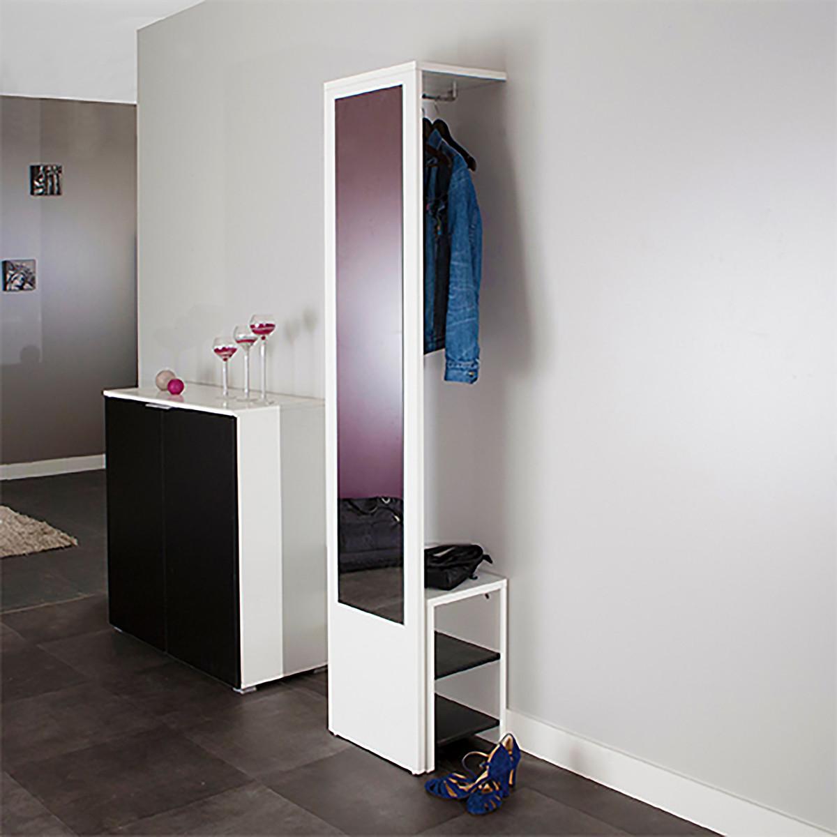 SO'HOME Wandgarderobe Reynal mit Spiegel und Schuhregal  