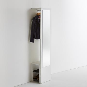 Wandgarderobe Reynal mit Spiegel und Schuhregal