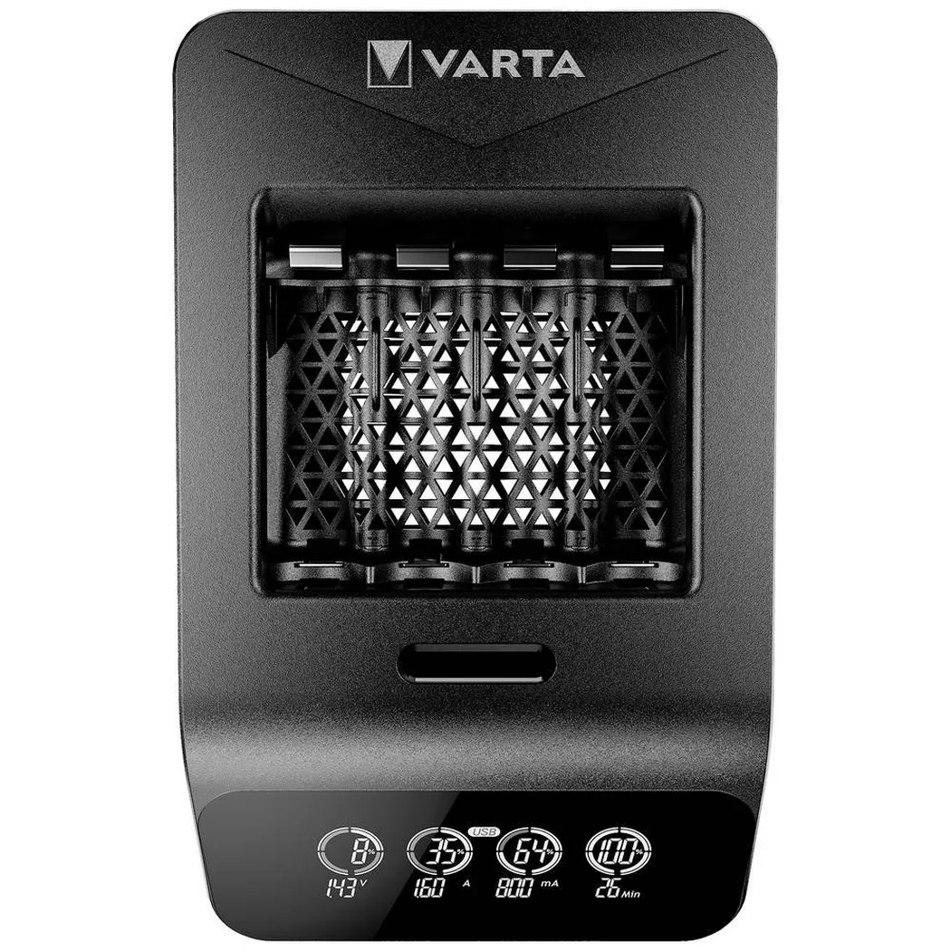 VARTA LCD Smart Charger+ 4x AA 2100 mAh 56706