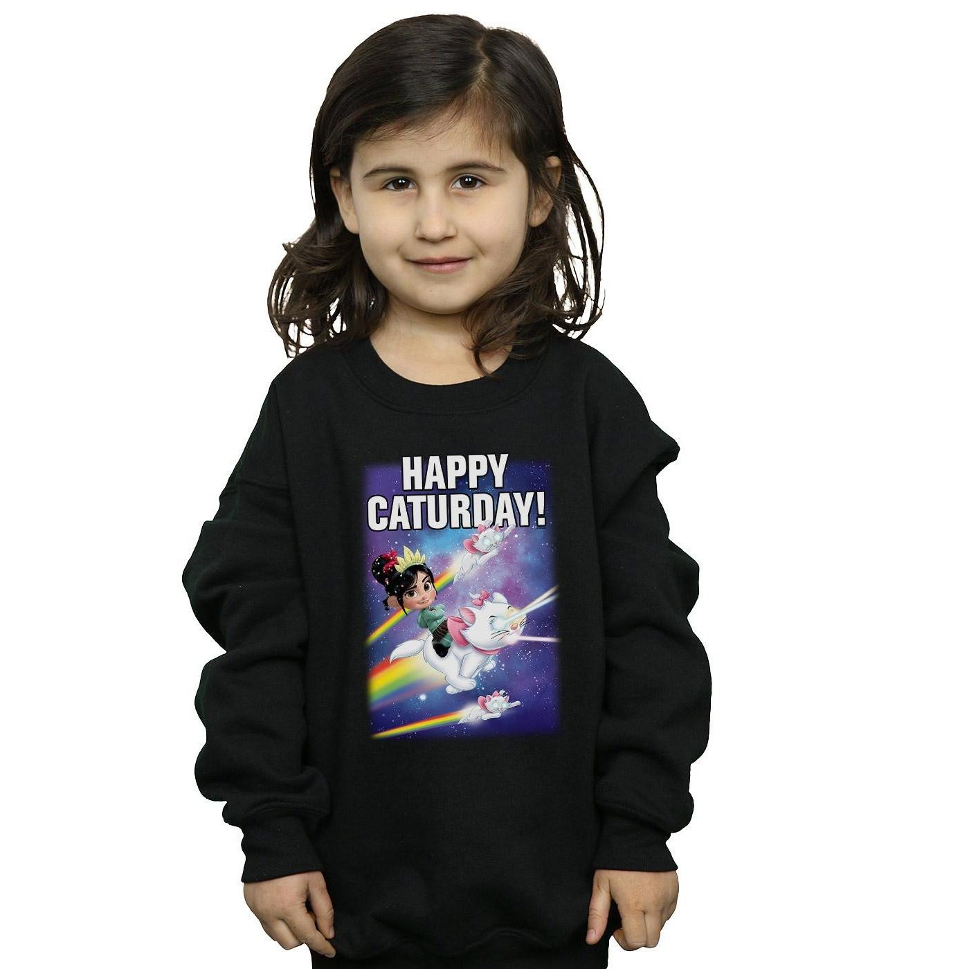 Disney  Wreck It Ralph Happy Caturday Sweatshirt 