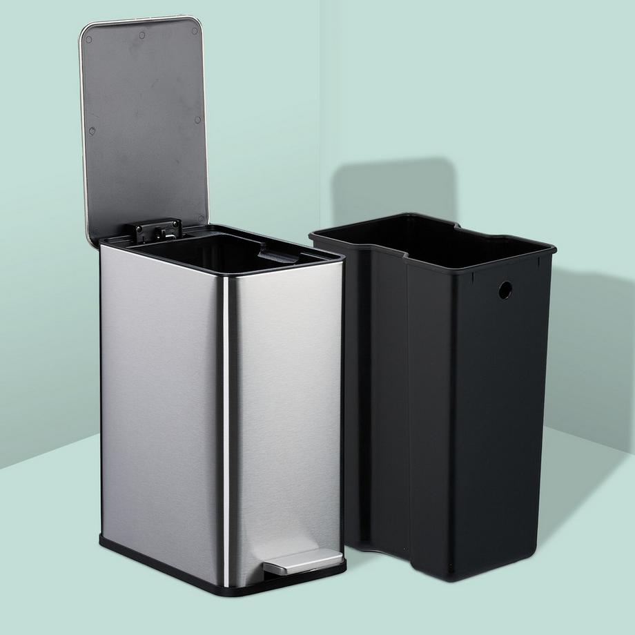 Northix Pattumiera a pedale con coperchio a chiusura ammortizzata  