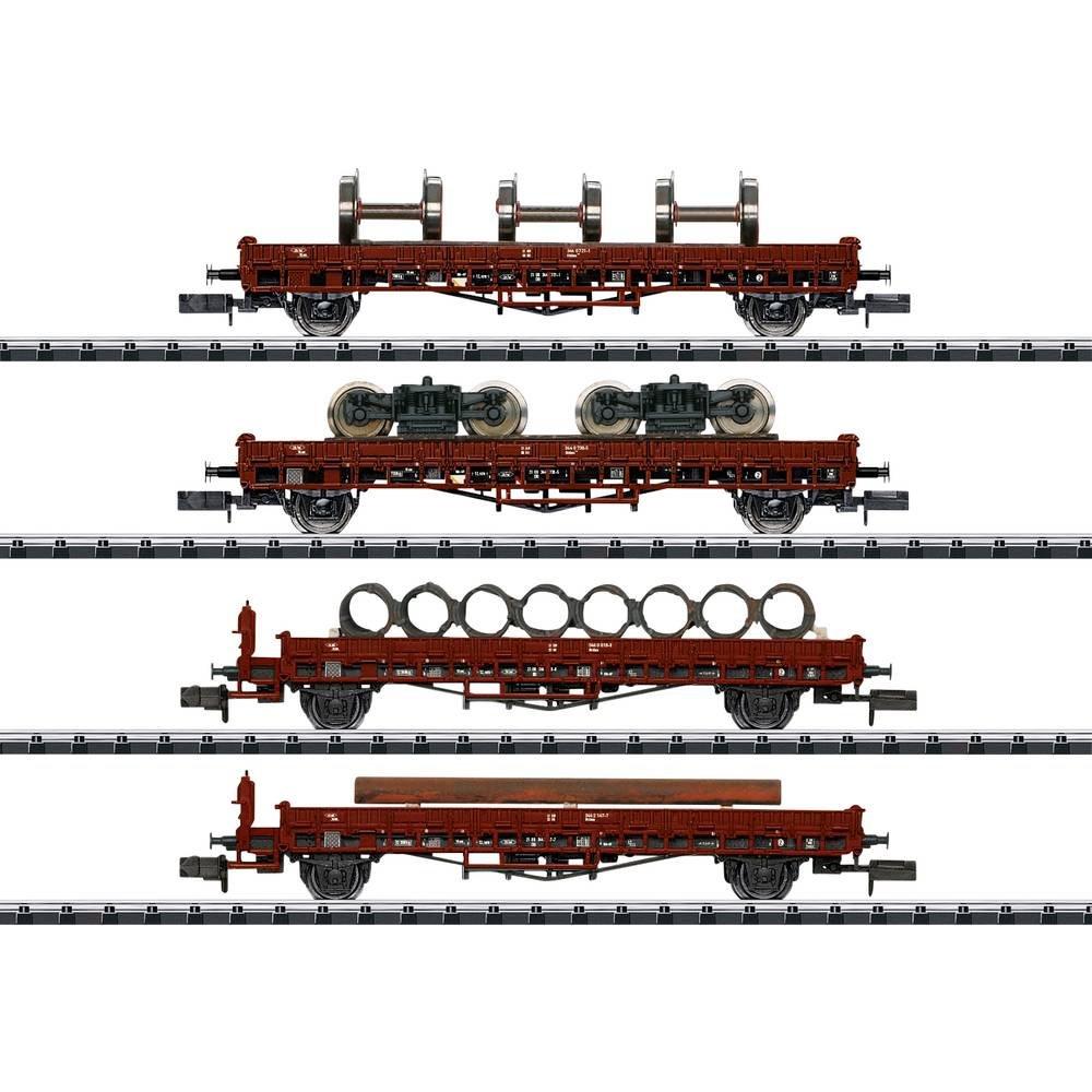 MiniTrix  MiniTrix Niederbordwagen der DB, MHI 3er-Set 