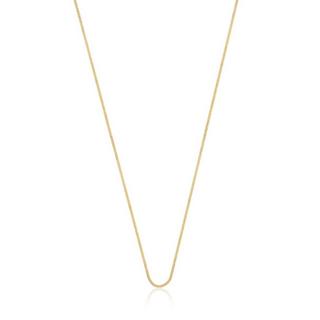 MUAU Schmuck  Collier Panzer Gelbgold 750, 1mm, 45cm 