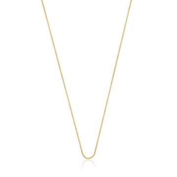Collier Panzer Gelbgold 750, 1mm, 45cm