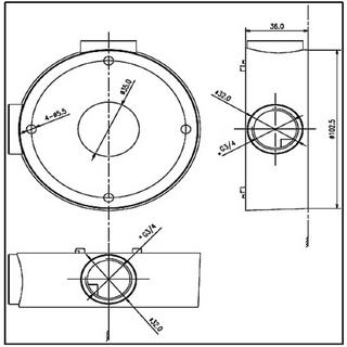 HIKVISION  HIKVISION Montagebox für diverse -Kameras 
