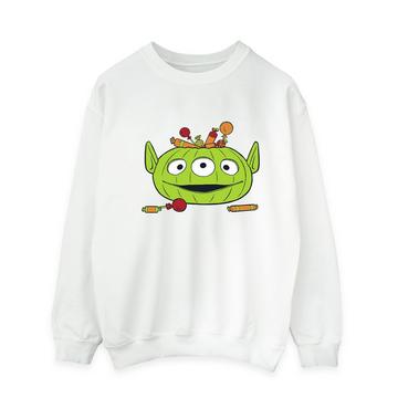 Alien Pumpkin Basket Sweatshirt  Halloween