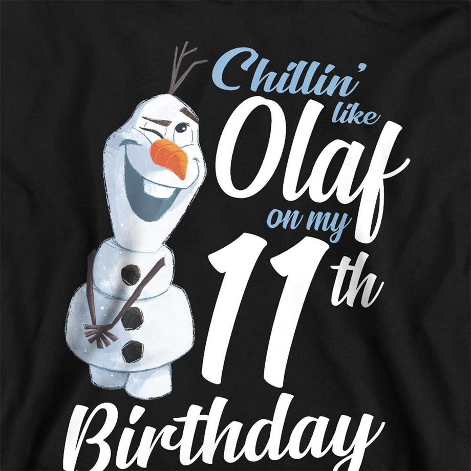 FROZEN  Sweat À Capuche 11ème Anniversaire Chillin Like Olaf 