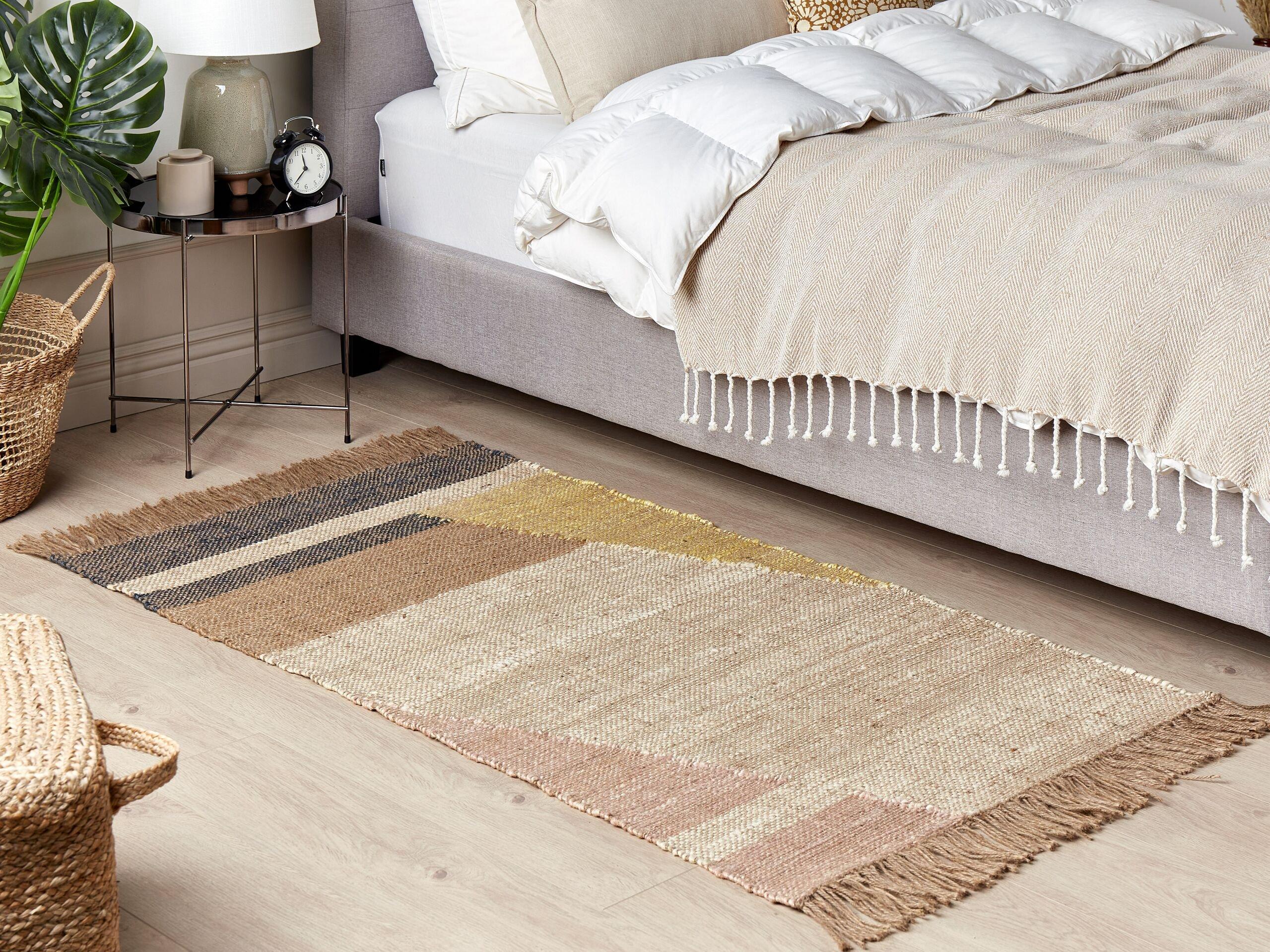 Beliani Tapis en Jute Boho SAMLAR  