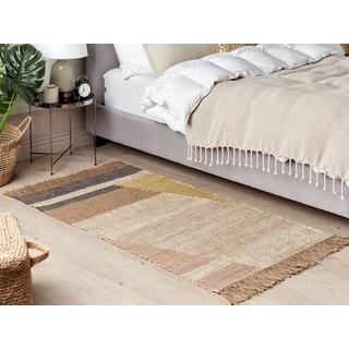 Beliani Tapis en Jute Boho SAMLAR  