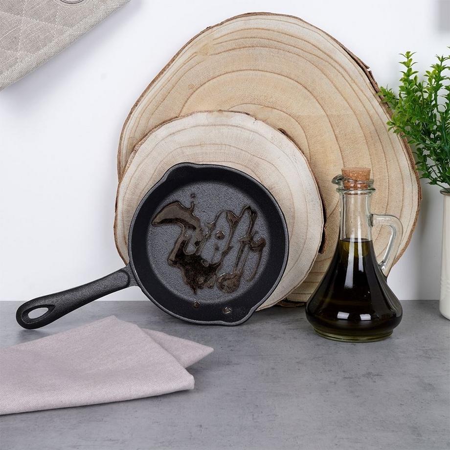 Orion  Poêle en fonte pour four, cuisinière et feu ouvert - cuisinez délicieusement ! 