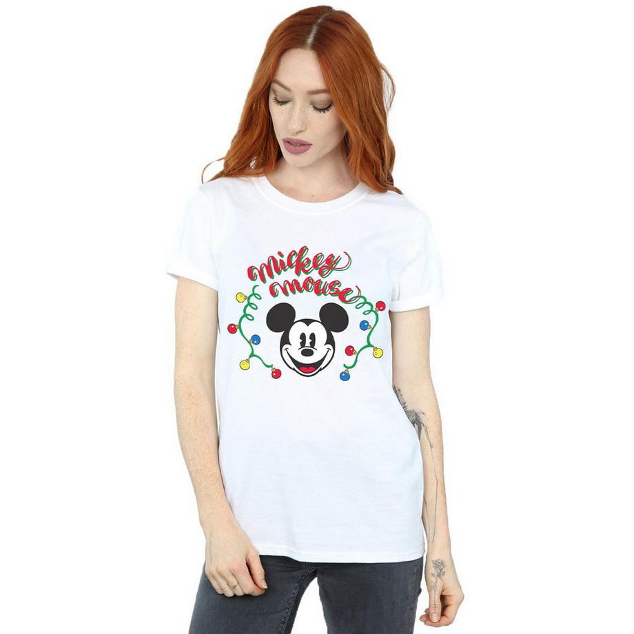 Disney Mickey Mouse Luci di Natale T-Shirt  