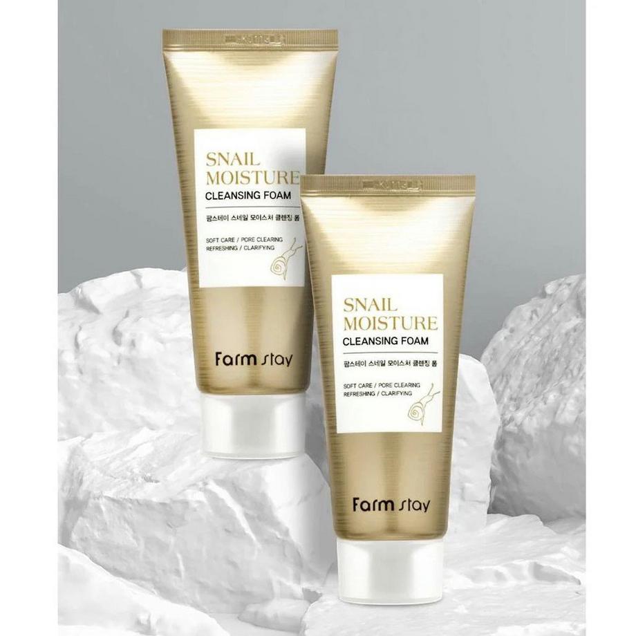 FARM STAY  Snail Moisture Cleansing Foam 