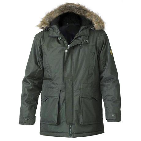 Duke Lovett D555 Parka con bordo in pelliccia sintetica  