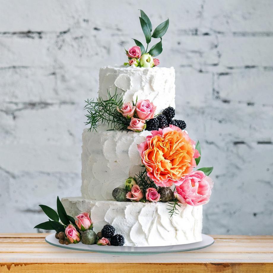 B2X Piatto rotante in vetro per torta  