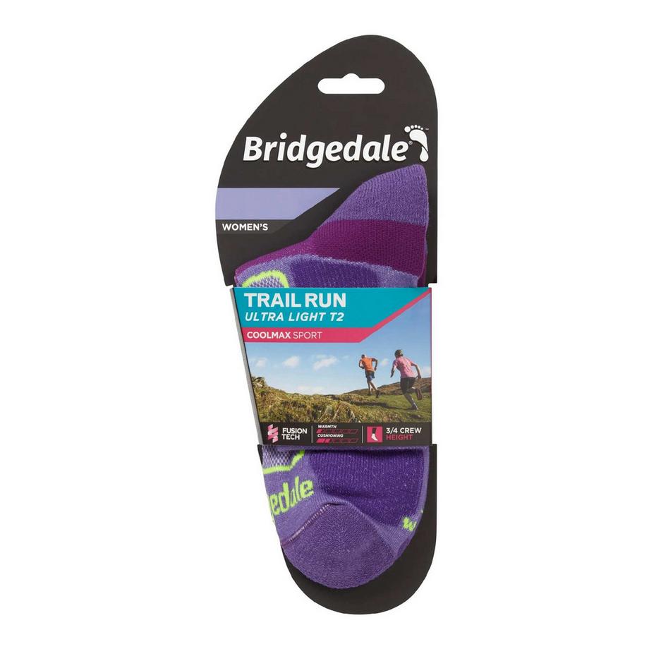 Bridgedale  Trail Running Ultralight T2 Coolmax Sport 45385 Crew Socken 