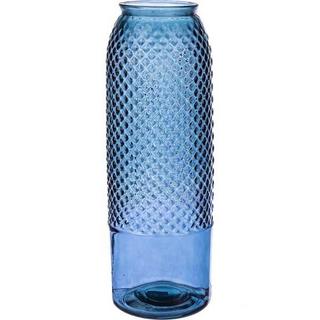 mutoni home Vase Avril verre bleu  